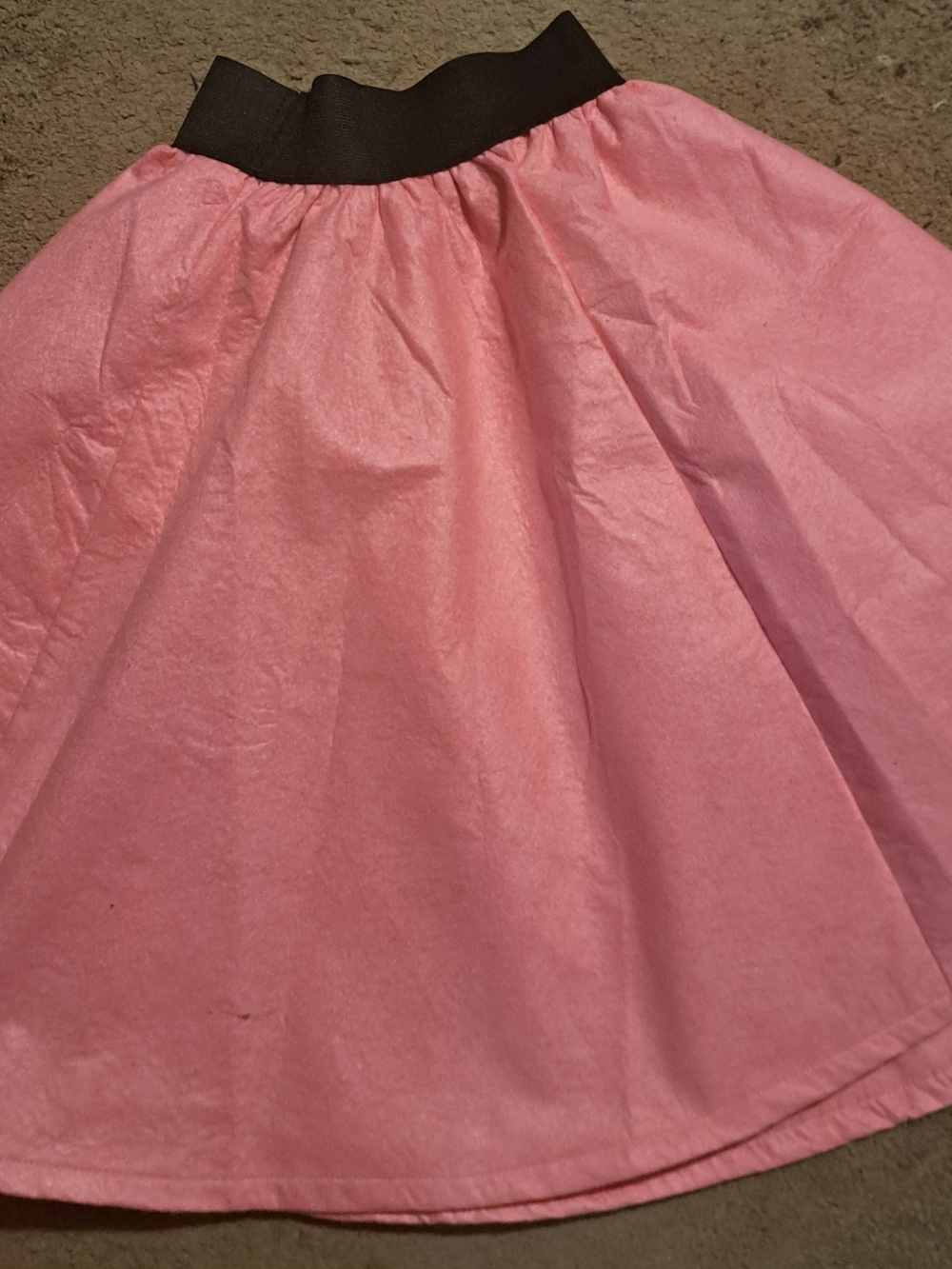 Pink Poodle A-Line Skirt with Black Waistband - Picture 2 of 6